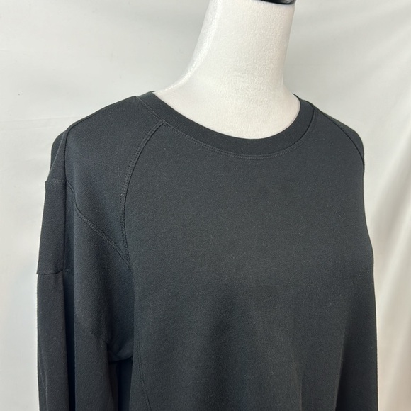 Sweaty Betty After Class Cotton Blend Cropped Black Sweatshirt Size‎ M - NEW - Picture 6 of 14